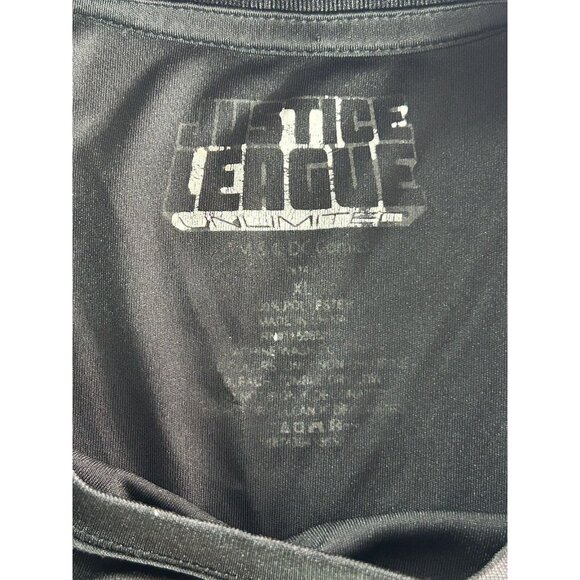 Justice League Men’s XL Black Long Sleeve T-Shirt Superhero Comic Graphic‎ Tee - Picture 5 of 6